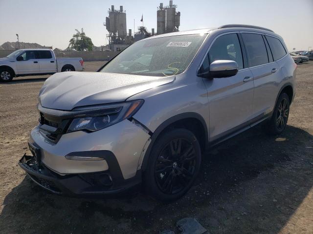 Photo 2 from auction – 2021 HONDA PILOT SE with VIN 5FNYF5H21MB016204