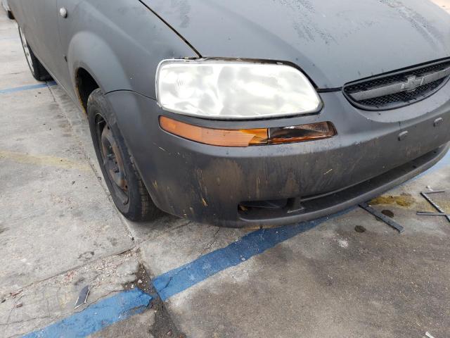 Photo 9 from auction – 2007 CHEVROLET AVEO BASE with VIN KL1TD66617B695482