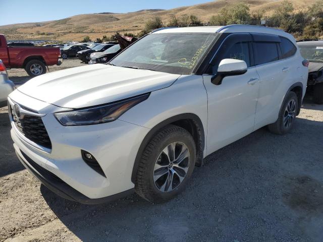 Photo 2 from auction – 2021 TOYOTA HIGHLANDER with VIN 5TDGZRBHXMS550241