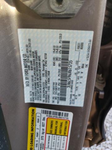 Photo 10 from auction – 2018 LINCOLN MKZ RESERV with VIN 3LN6L5F96JR615735