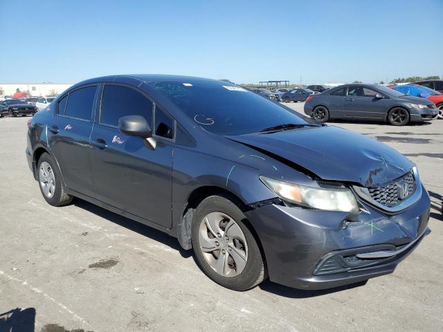 HONDA CIVIC LX 2013 with VIN 19XFB2F5XDE001401 - Photo from auction