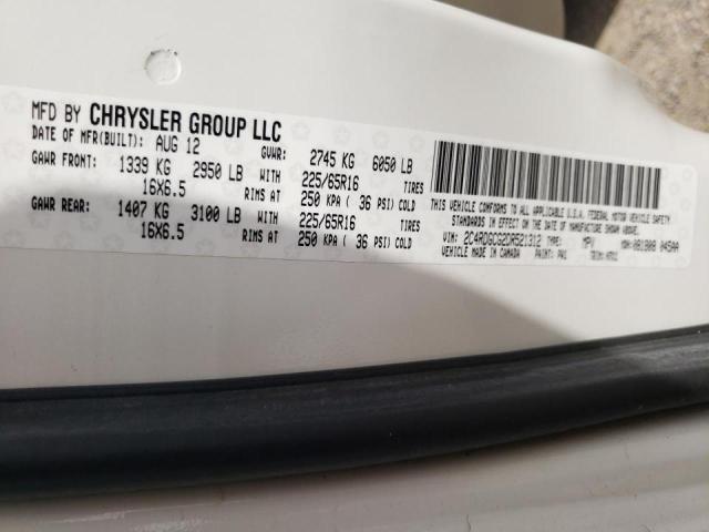 Photo 10 from auction – 2013 DODGE GRAND CARA with VIN 2C4RDGCG2DR521312