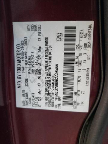 Photo 10 from auction – 2006 FORD EXPLORER L with VIN 1FMEU75806ZA05488