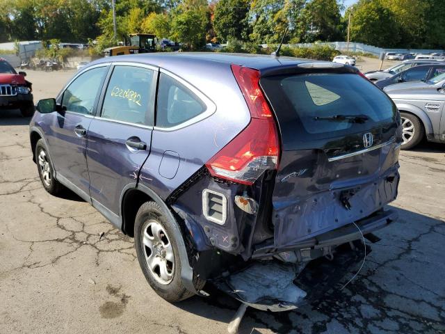 Photo 3 from auction – 2014 HONDA CR-V LX with VIN 2HKRM4H30EH671986