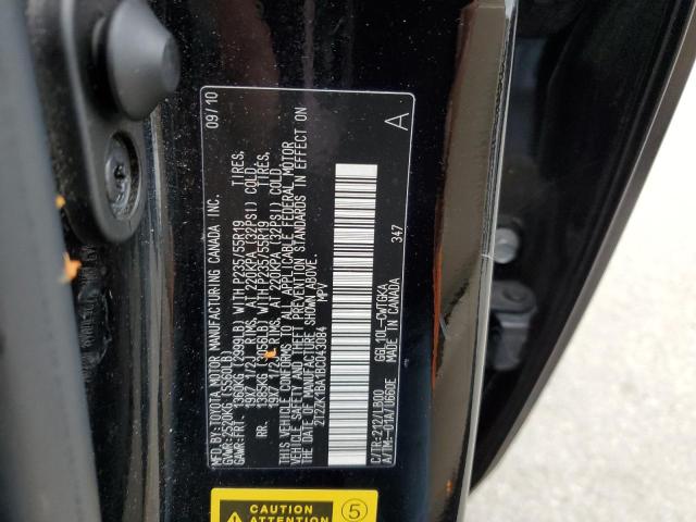 Photo 10 from auction – 2011 LEXUS RX 350 with VIN 2T2ZK1BA1BC043084