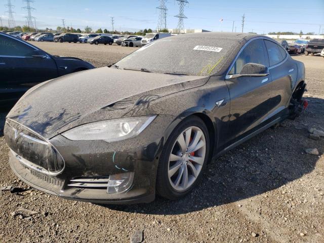 Photo 2 from auction – 2014 TESLA MODEL S with VIN 5YJSA1H28EFP66052