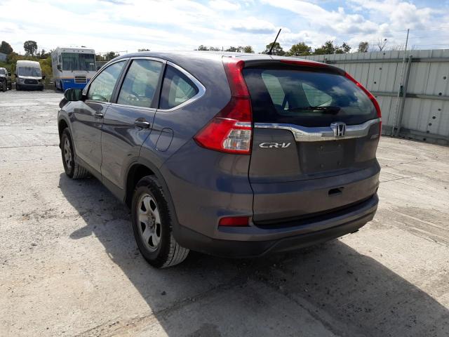 Photo 3 from auction – 2016 HONDA CR-V LX with VIN 2HKRM4H38GH728972