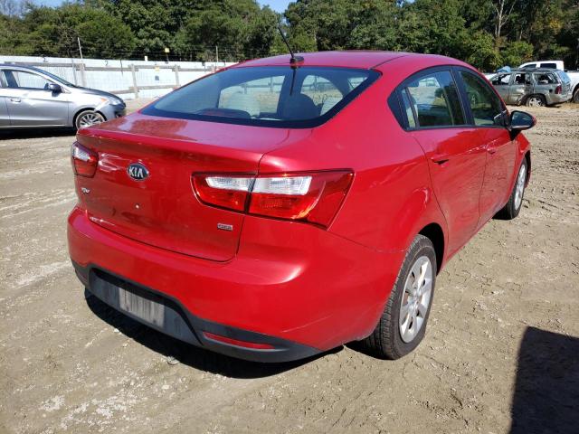 Photo 4 from auction – 2013 KIA RIO with VIN KNADM4A34D6254607