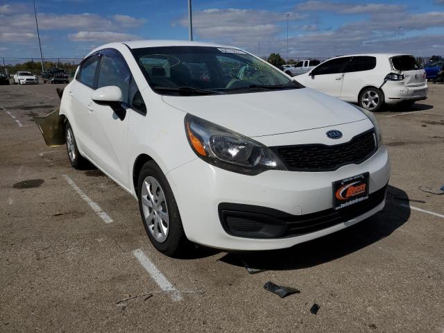 KIA RIO LX 2013 with VIN KNADM4A34D6128618 - Photo from auction