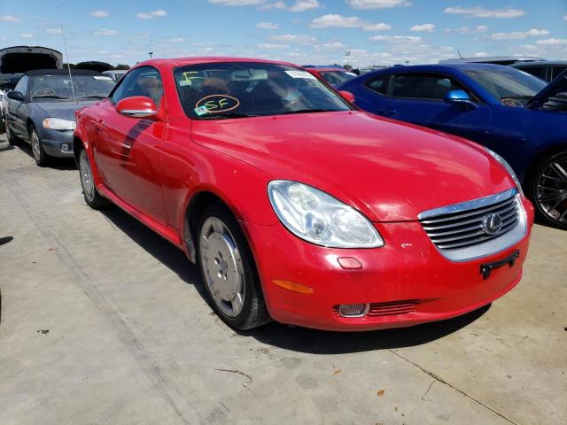 LEXUS SC 430 2002 with VIN JTHFN48Y720020616 - Photo from auction
