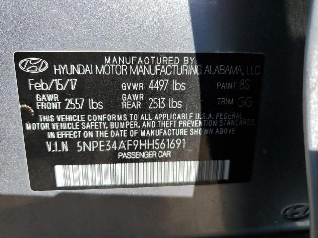 Photo 10 from auction – 2017 HYUNDAI SONATA SPO with VIN 5NPE34AF9HH561691