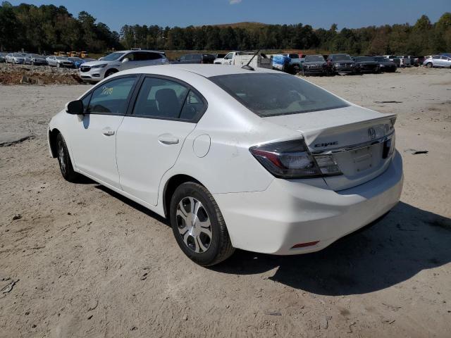 Photo 3 from auction – 2015 HONDA CIVIC HYBR with VIN 19XFB4F25FE000788
