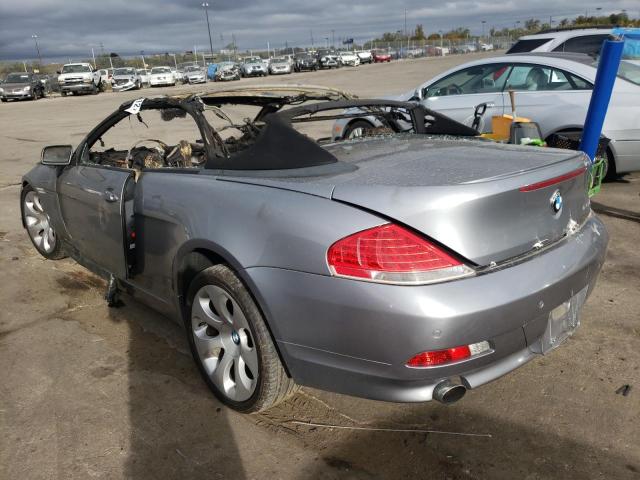 Photo 3 from auction – 2007 BMW 650 I with VIN WBAEK13587CN82156