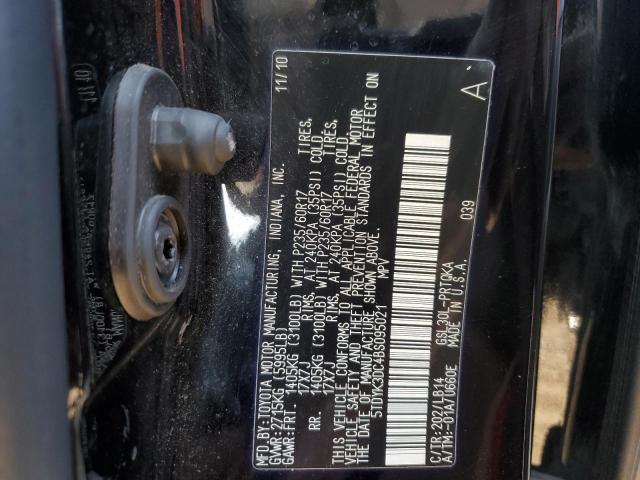 Photo 10 from auction – 2011 TOYOTA SIENNA XLE with VIN 5TDYK3DC4BS095021