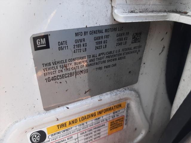 Photo 10 from auction – 2011 BUICK LACROSSE C with VIN 1G4GC5EC2BF366799