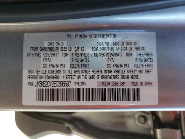 Photo 10 from auction – 2014 MAZDA CX-5 TOURI with VIN JM3KE2CY2E0396597