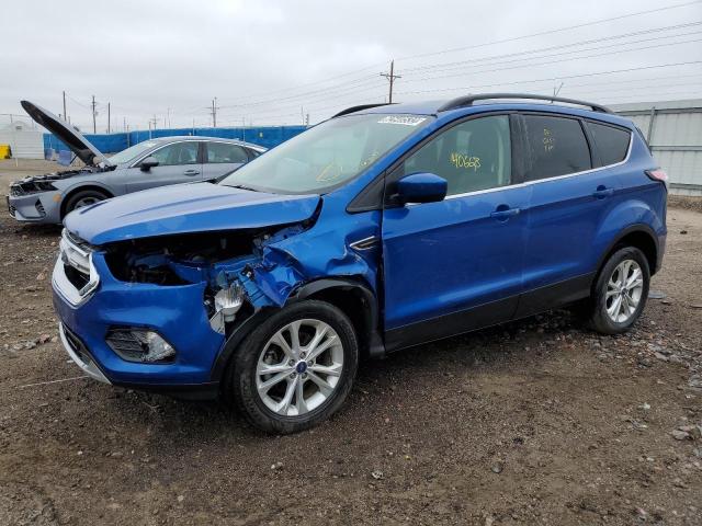 FORD ESCAPE SE 2018 with VIN 1FMCU0GD4JUD18445 - Photo from auction