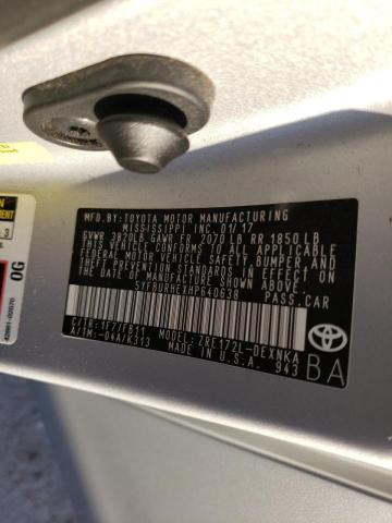Zdjęcie 10 z aukcji – 2017 TOYOTA COROLLA L z VIN 5YFBURHEXHP640638