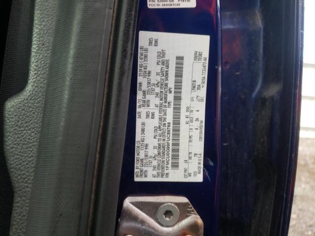 Photo 10 from auction – 2015 FORD ESCAPE SE with VIN 1FMCU0G99FUC89768