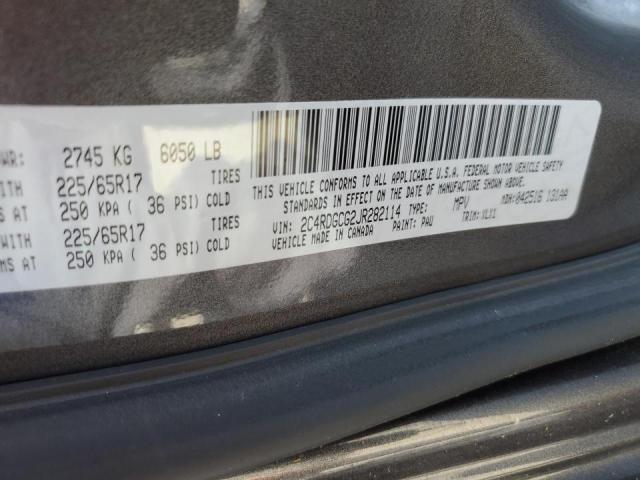 Photo 10 from auction – 2018 DODGE GRAND CARA with VIN 2C4RDGCG2JR282114