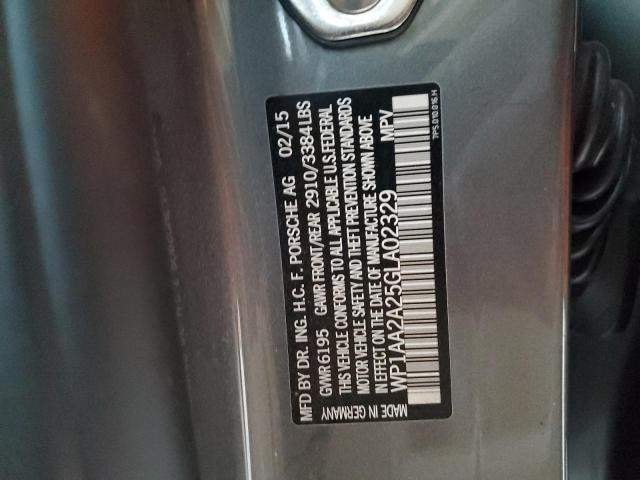 Photo 10 from auction – 2016 PORSCHE CAYENNE with VIN WP1AA2A25GLA02329