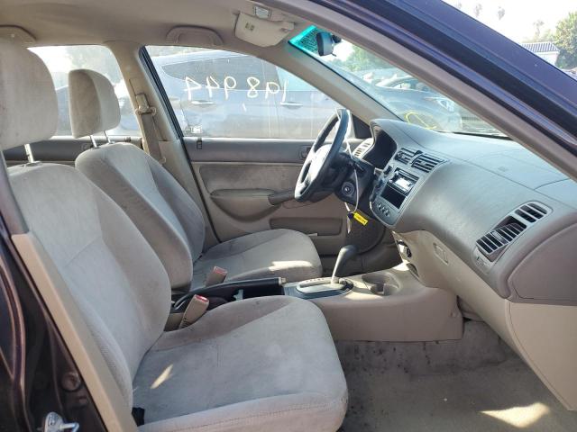 Photo 5 from auction – 2001 HONDA CIVIC LX with VIN JHMES16581S012295