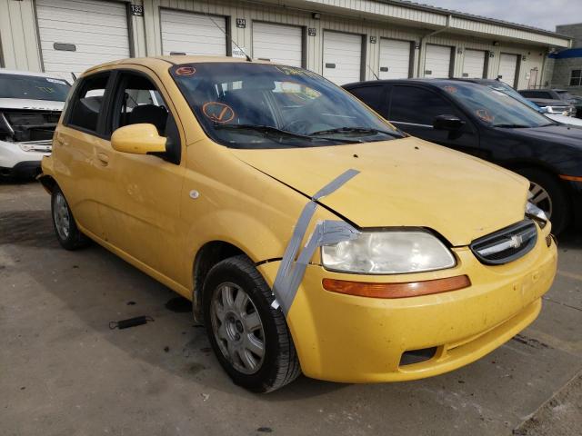 CHEVROLET AVEO BASE 2005 with VIN KL1TD62615B421685 - Photo from auction