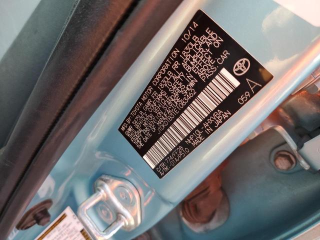 Photo 10 from auction – 2014 TOYOTA PRIUS C with VIN JTDKDTB31E1083462
