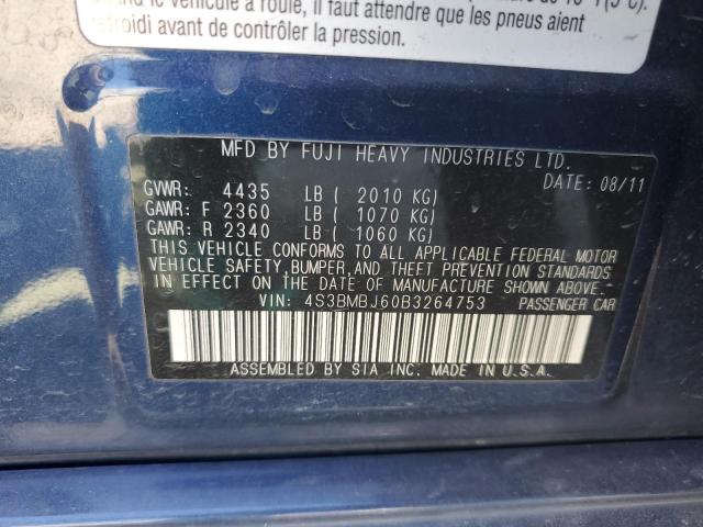 Фото 10 с аукциона – 2011 SUBARU LEGACY 2.5 с VIN 4S3BMBJ60B3264753