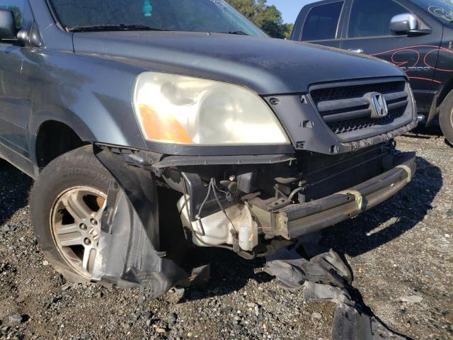 Photo 9 from auction – 2005 HONDA PILOT EXL with VIN 5FNYF185X5B003908