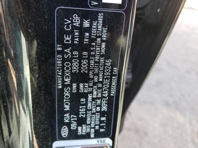 Photo 10 from auction – 2018 KIA FORTE LX with VIN 3KPFL4A70JE193246