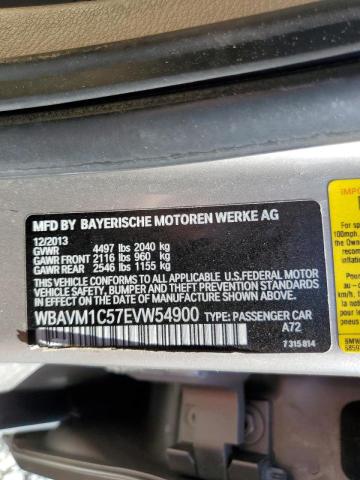 Photo 10 from auction – 2014 BMW X1 SDRIVE2 with VIN WBAVM1C57EVW54900