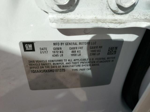 Photo 10 from auction – 2017 CADILLAC ATS with VIN 1G6AA5RX6H0181375