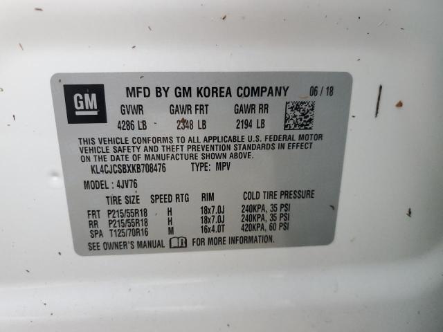 Photo 10 from auction – 2019 BUICK ENCORE ESS with VIN KL4CJCSBXKB708476