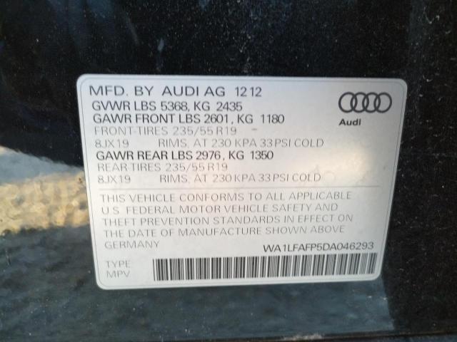 Photo 10 from auction – 2013 AUDI Q5 PREMIUM with VIN WA1LFAFP5DA046293