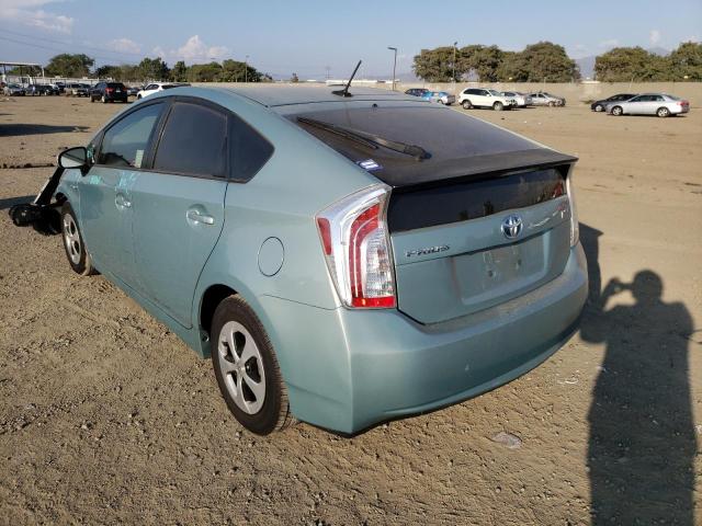 Photo 3 from auction – 2013 TOYOTA PRIUS with VIN JTDKN3DU9D5636871