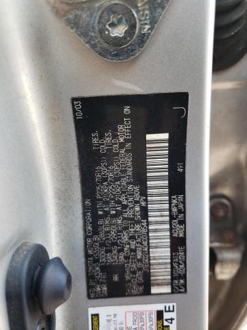 Фото 10 с аукциона – 2004 TOYOTA HIGHLANDER с VIN JTEGD21A040078544