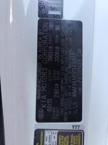 Photo 10 from auction – 2015 KIA FORTE EX with VIN KNAFX6A85F5416602