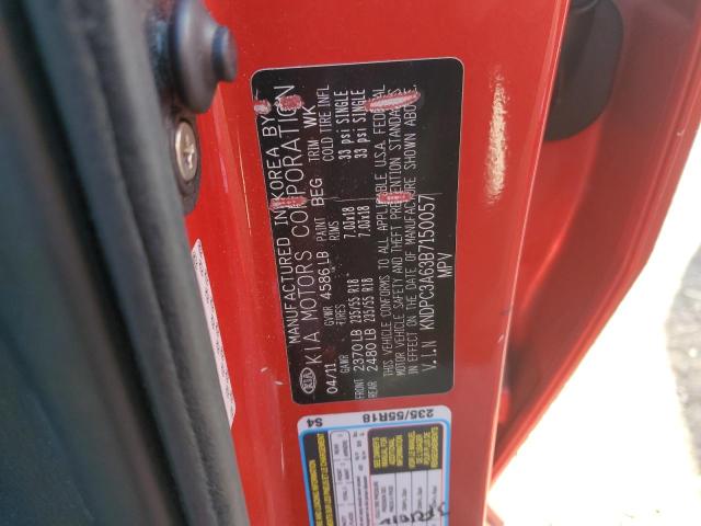 Photo 10 from auction – 2011 KIA SPORTAGE E with VIN KNDPC3A63B7150057