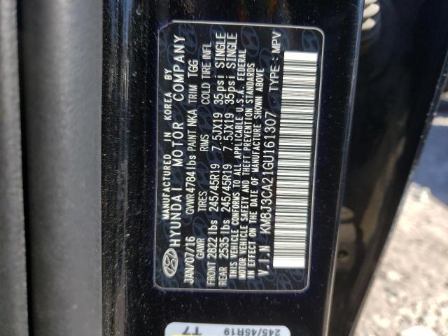 Photo 10 from auction – 2016 HYUNDAI TUCSON with VIN KM8J3CA21GU161307