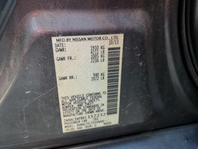 Photo 10 from auction – 2014 NISSAN ALTIMA 2.5 with VIN 1N4AL3AP8EC157232