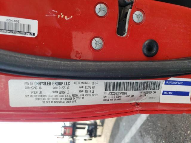 Photo 10 from auction – 2015 DODGE CHALLENGER with VIN 2C3CDZAGXFH723848