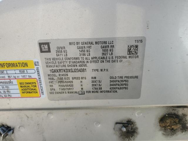 Photo 10 from auction – 2016 GMC ACADIA DEN with VIN 1GKKRTKDXGJ234381