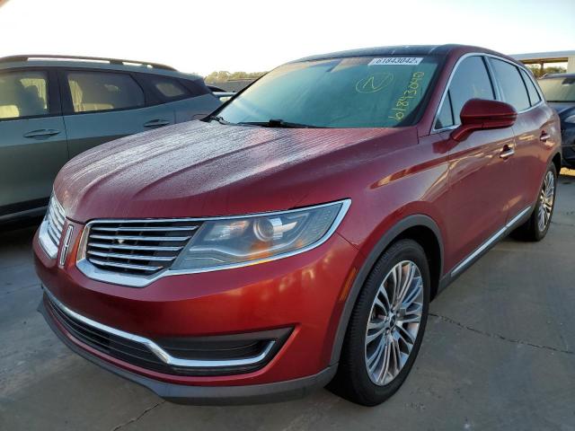 Photo 2 from auction – 2016 LINCOLN MKX RESERV with VIN 2LMTJ6LRXGBL31832