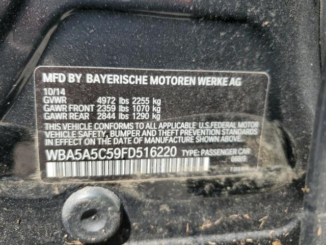 Photo 10 from auction – 2015 BMW 528 I with VIN WBA5A5C59FD516220