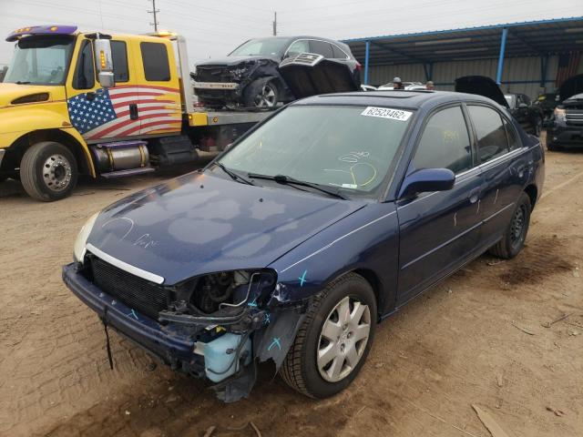Photo 2 from auction – 2002 HONDA CIVIC EX with VIN 1HGES25822L030341