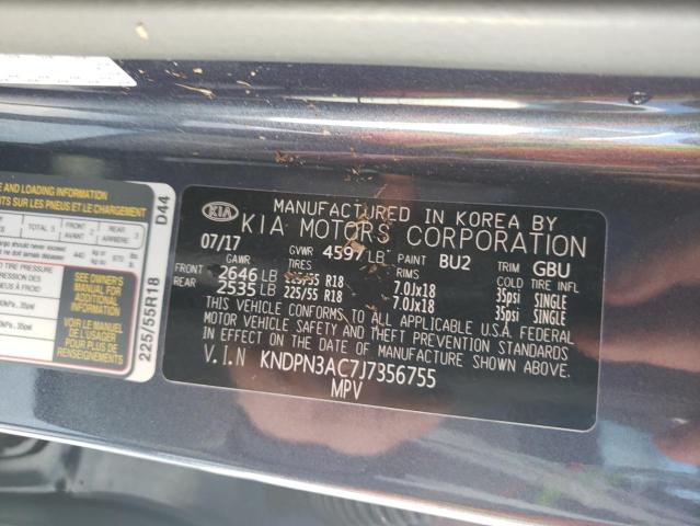 Photo 10 from auction – 2018 KIA SPORTAGE E with VIN KNDPN3AC7J7356755
