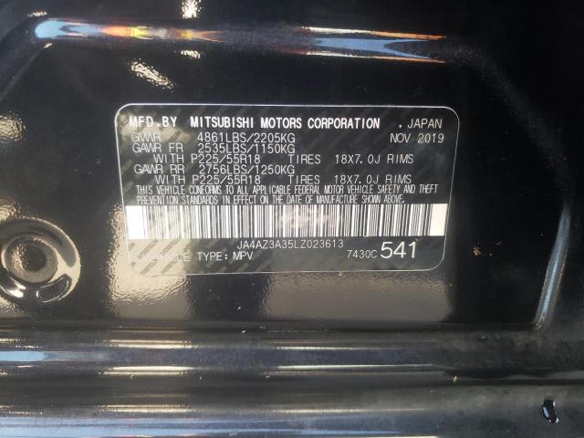 Photo 10 from auction – 2020 MITSUBISHI OUTLANDER with VIN JA4AZ3A35LZ023613