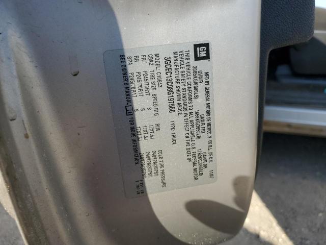 Photo 10 from auction – 2008 CHEVROLET SILVERADO with VIN 3GCEC13C08G197560