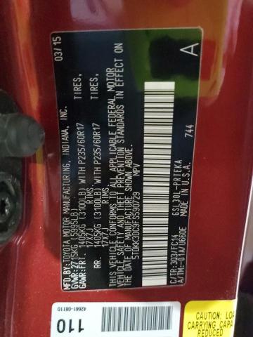 Photo 10 from auction – 2015 TOYOTA SIENNA LE with VIN 5TDKK3DC9FS590729